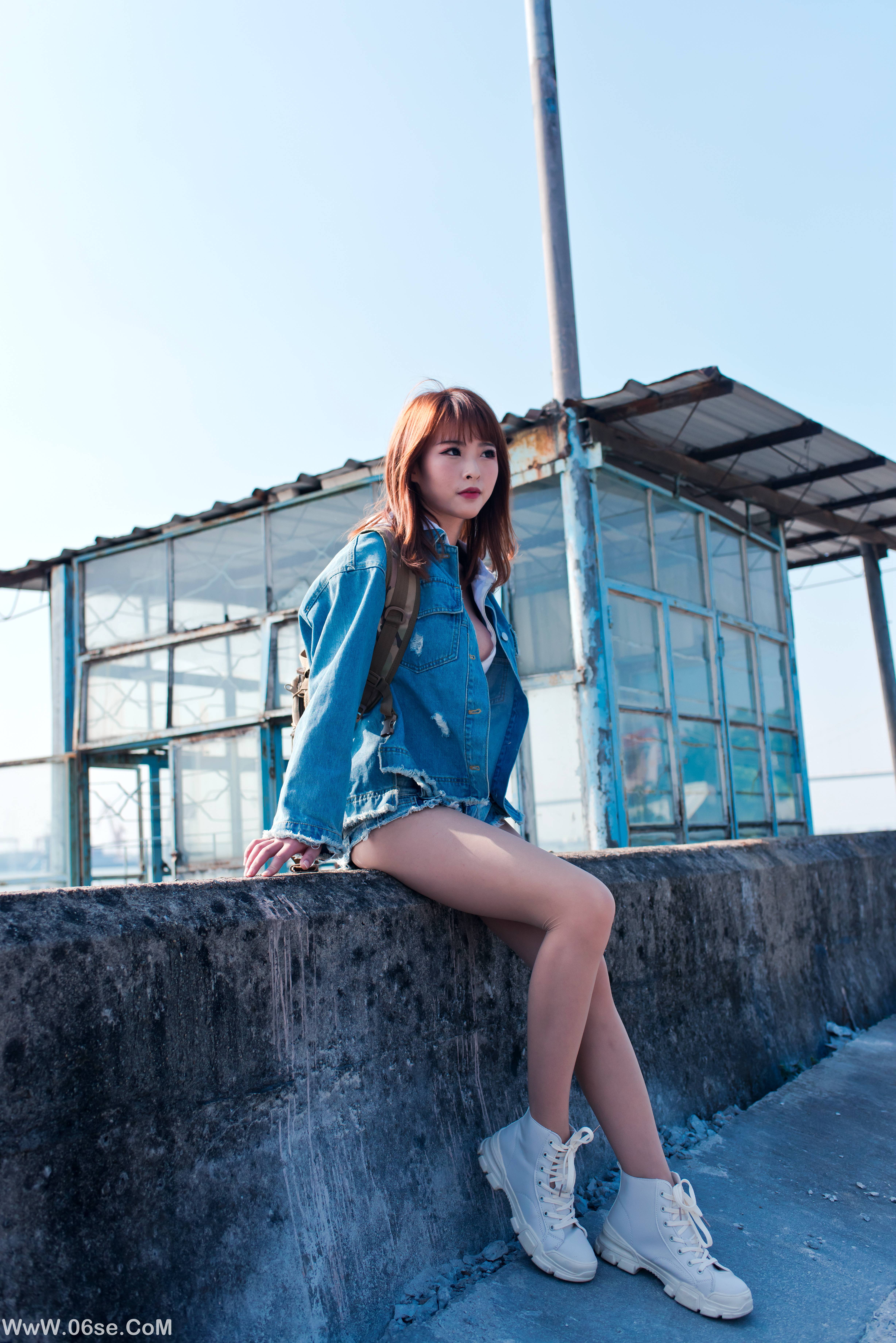 图片[112]-清水由乃 NO.003 御风街拍 轻水海鸥岛RS牛仔街拍 [413P2.81G]-六色网