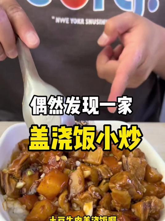 偶然发现一家盖浇饭小炒
