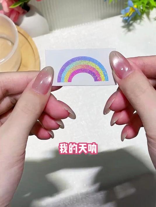 儿童闪粉独角兽美人鱼卡通防水纹身贴 卡通闪粉纹身贴