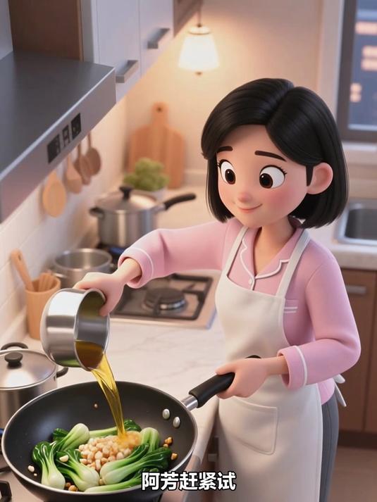 蒜蓉炒菜心,粤菜里的经典素菜