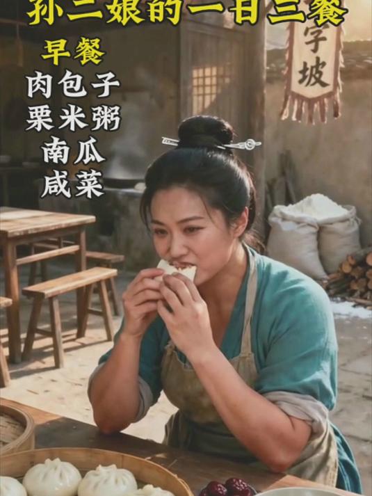 孙二娘的一日三餐吃什么!