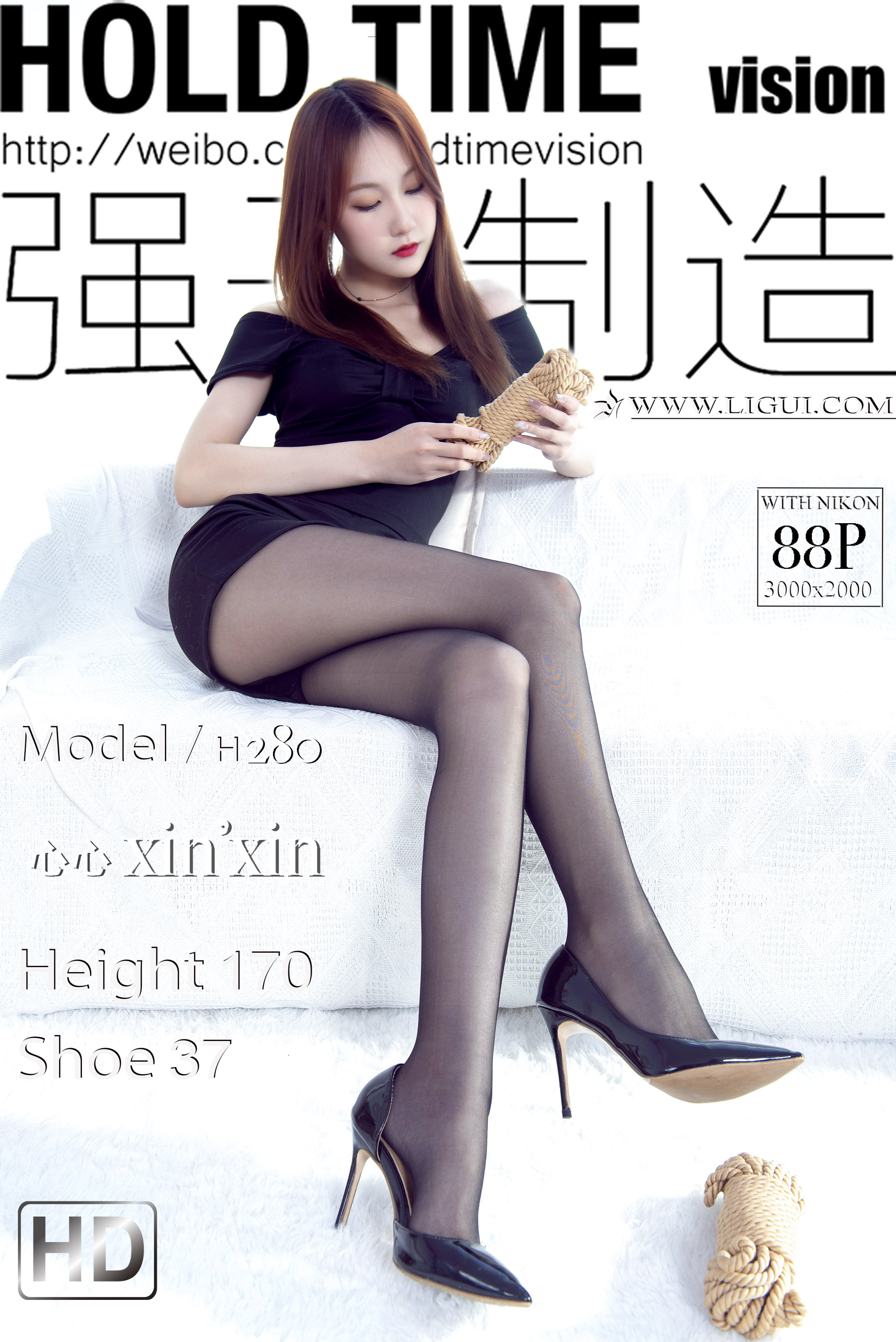 [Ligui丽柜] 2022.04.06 网络丽人 Model 心心-六色网-六色网