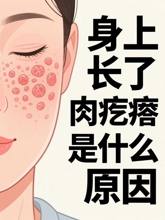 身上长了肉疙瘩是什么原因 #健康扬帆季#