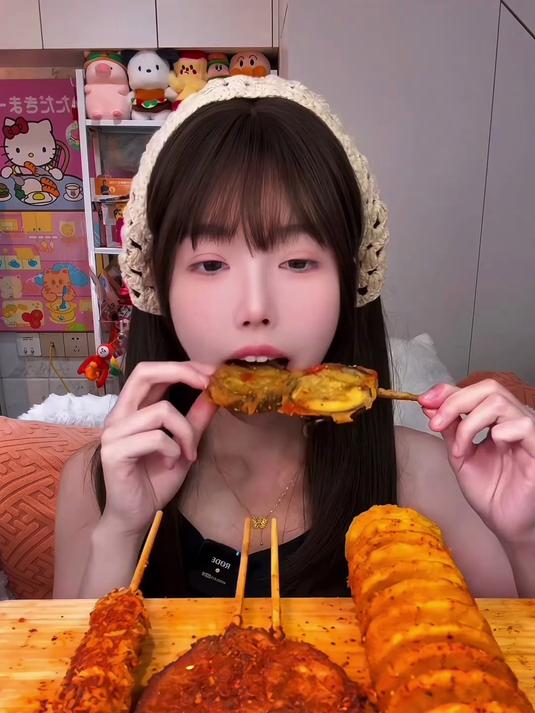 路边摊串串!香香脆脆香鼠了～