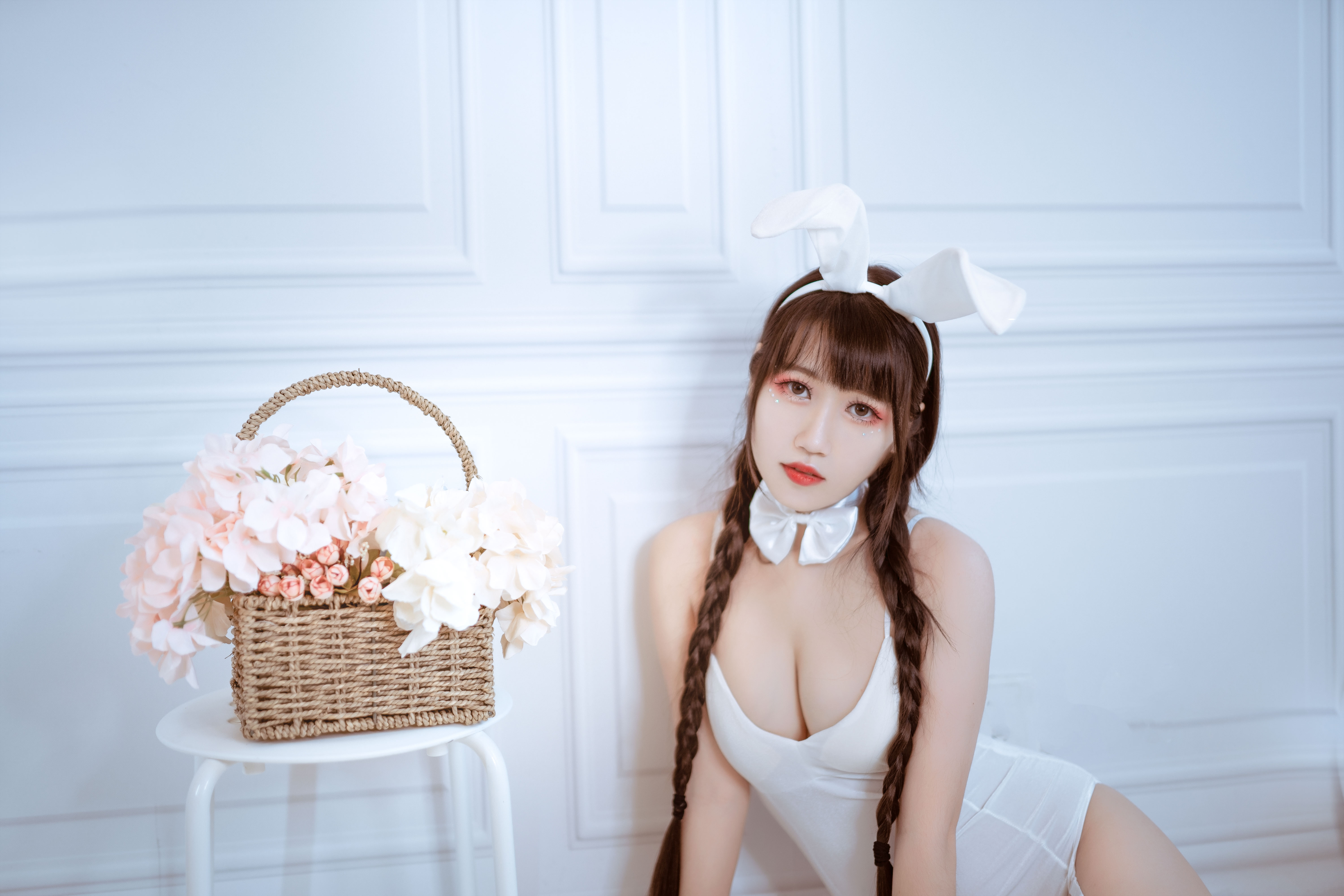 图片[9]-不呆猫 NO.001 – 白色兔女郎[28P56M]-六色网