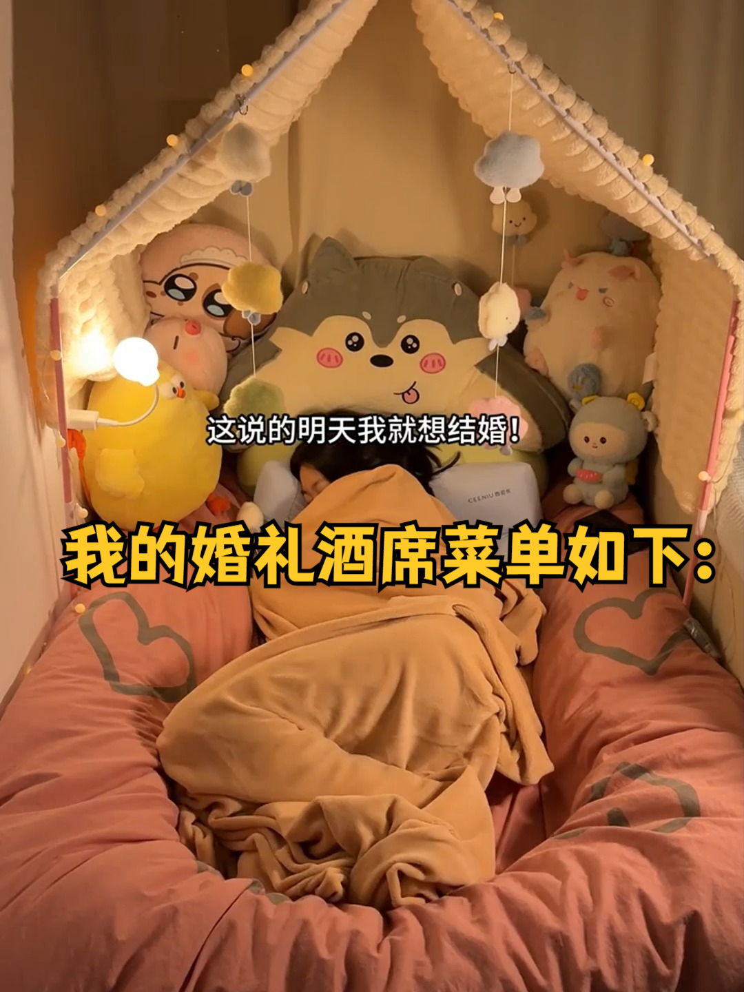 我的婚礼酒席菜单如下