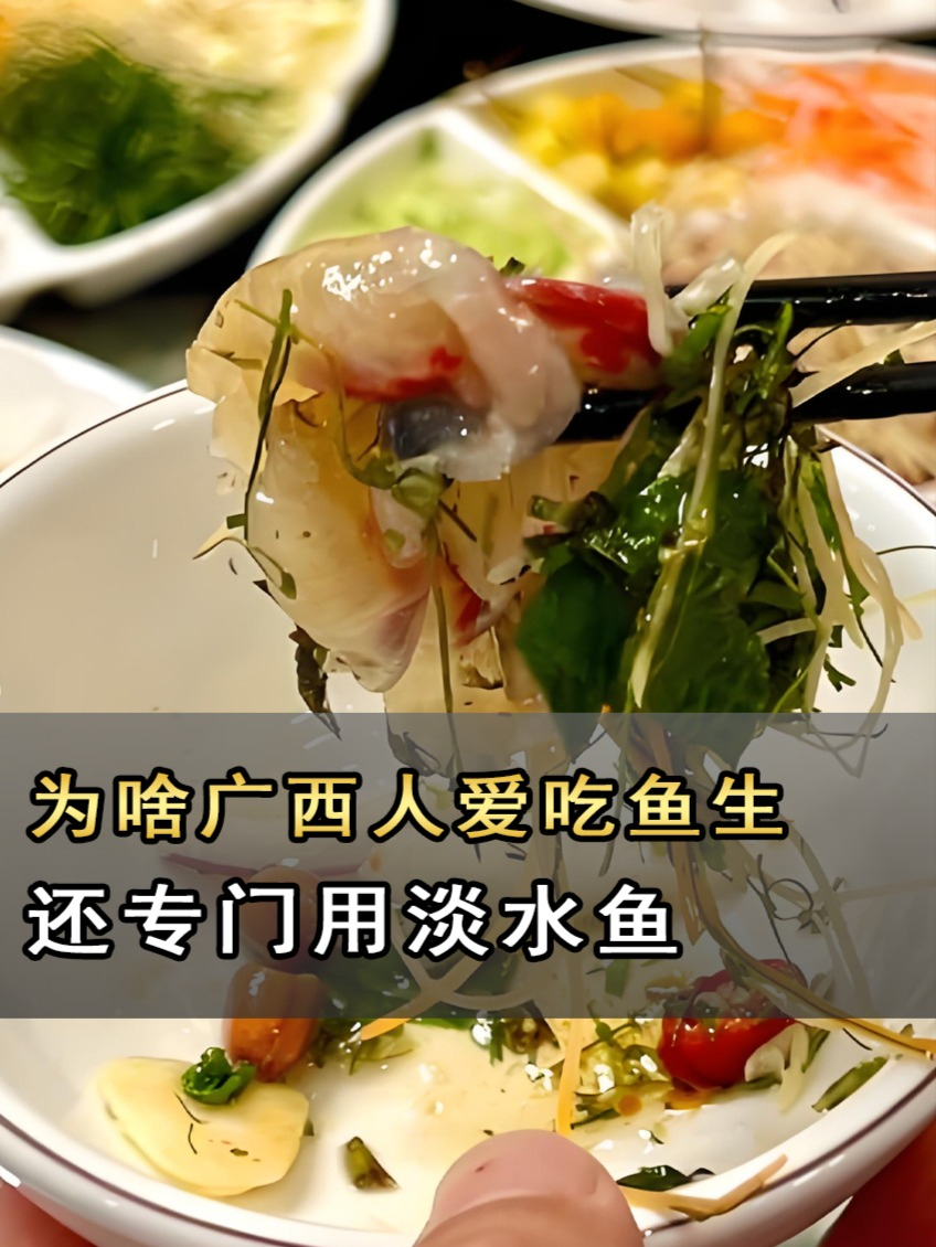为啥广西人爱吃鱼生？还专门用淡水鱼，就不怕有寄生虫吗？#教育焕新计划#