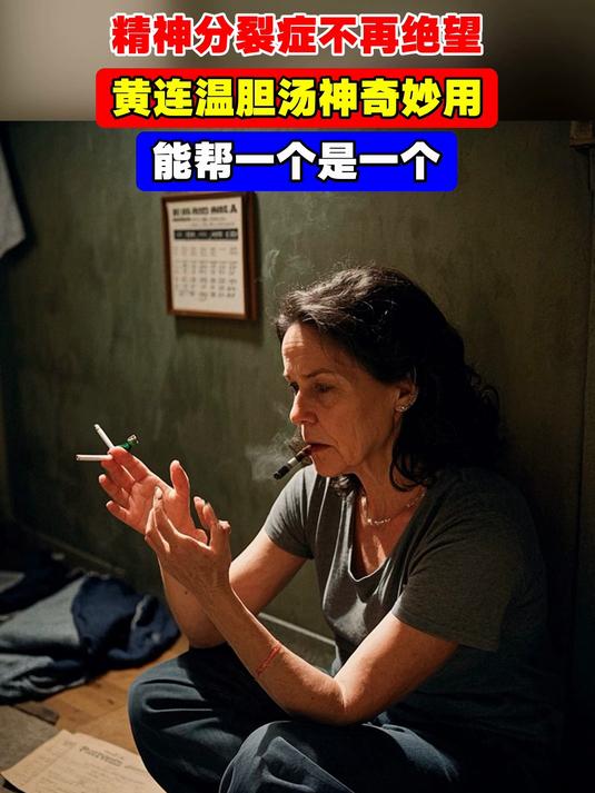 精神分裂症不再绝望,黄连温胆汤神奇妙用,能帮一个是一个