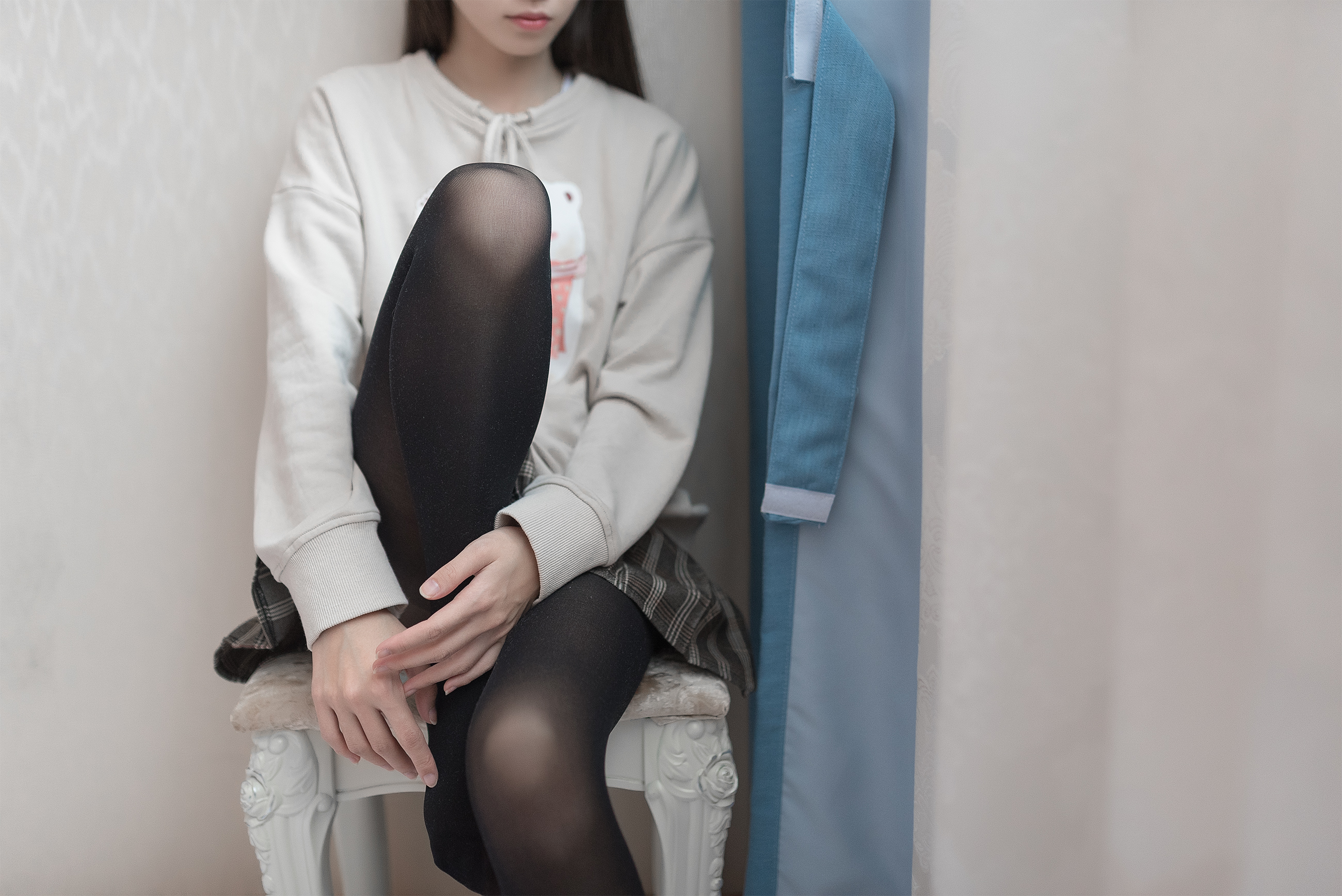 图片[21]-九曲Jean NO.014 – 窗帘后的朦胧[46P102M]-六色网