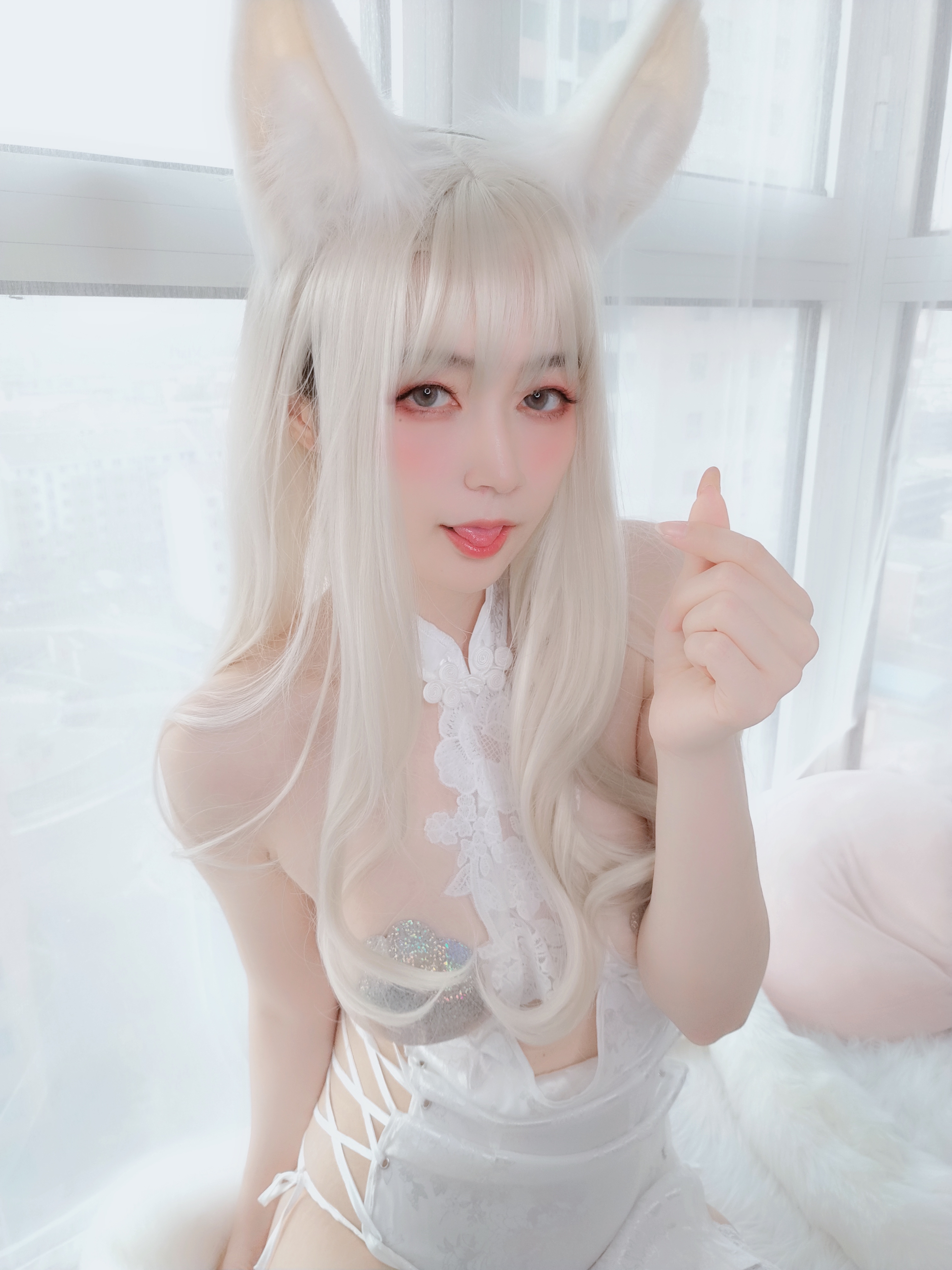 图片[100]-Coser小姐姐白银 NO.054 – 白兔[101P+6V683M]-六色网