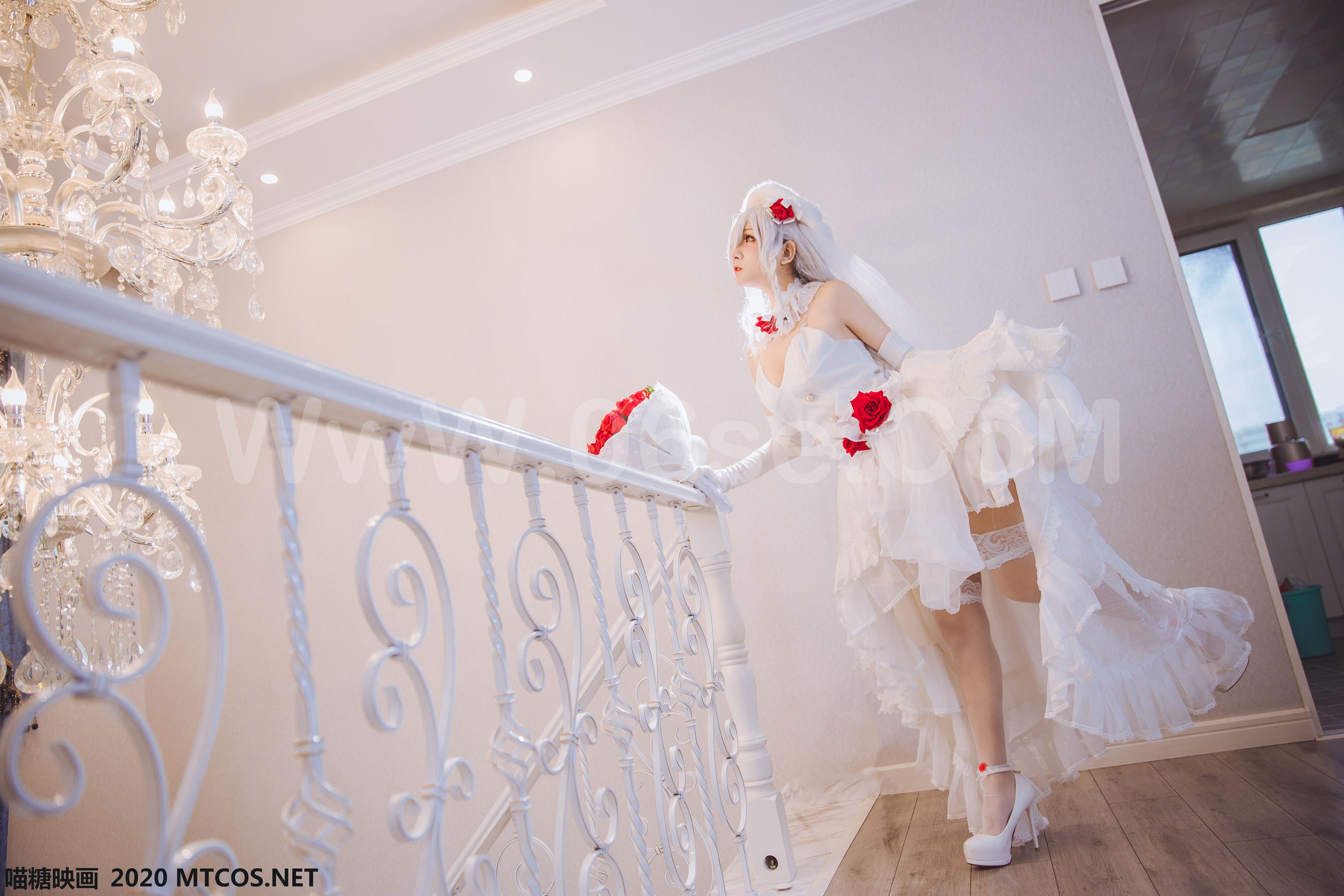 图片[9]-[MTCos] 喵糖映画 Vol.123 花嫁COS-六色网