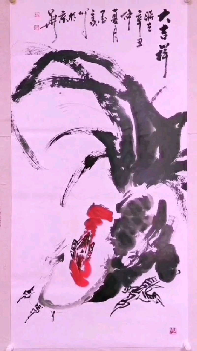 画家墨豪大写意画鸡选集