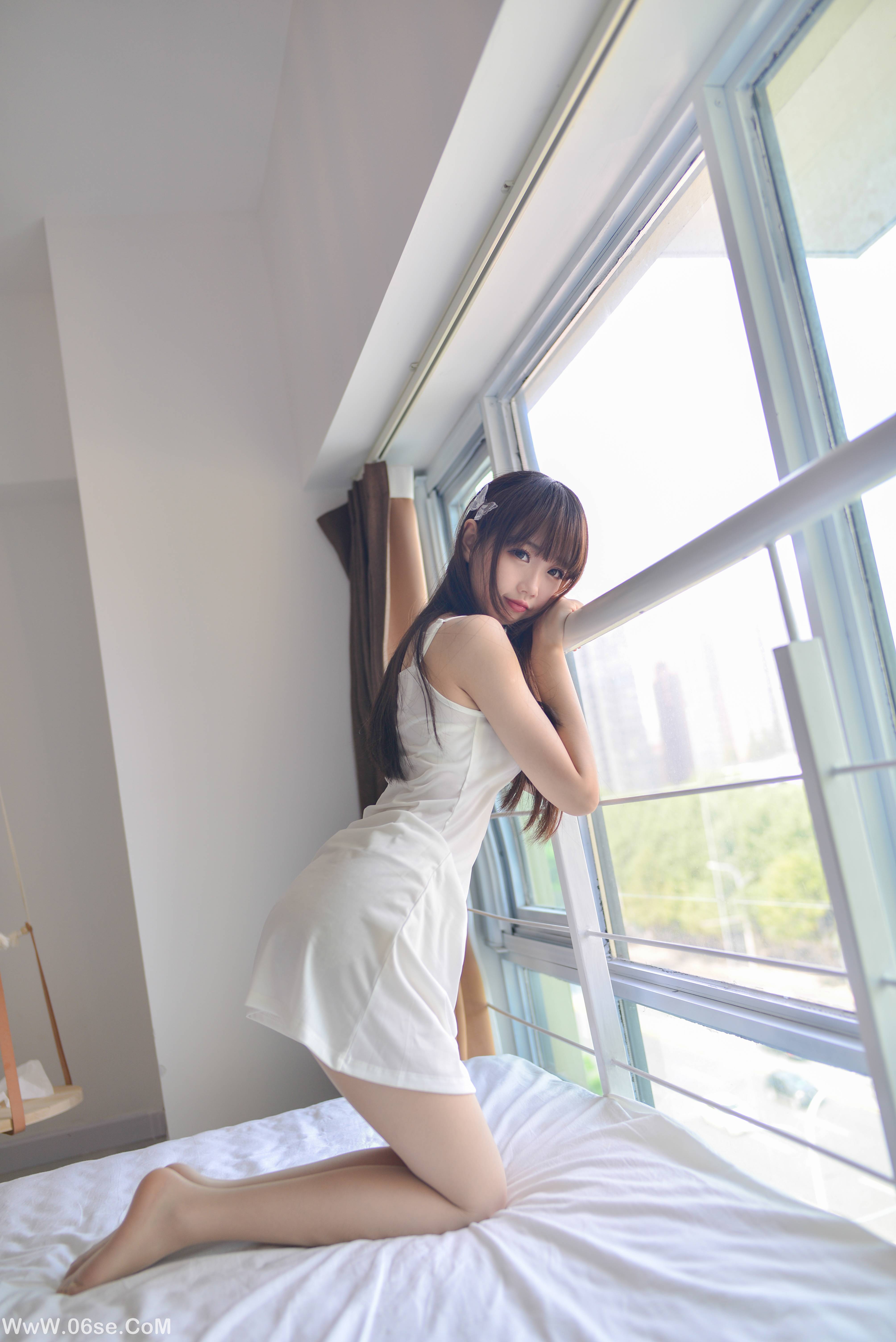 图片[30]-Cos小姐姐雪琪 – 肉丝吊带裙[62P+2V513M]-六色网