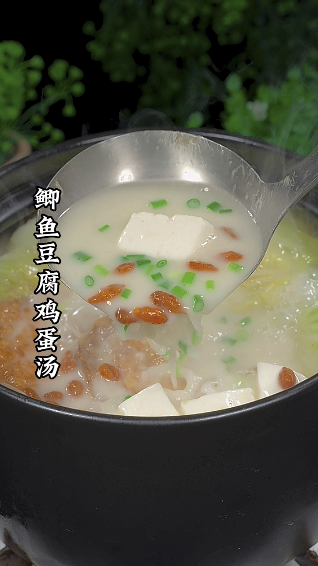 鲫鱼豆腐鸡蛋汤
