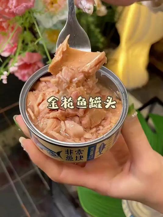 超美味好吃的金枪鱼罐头