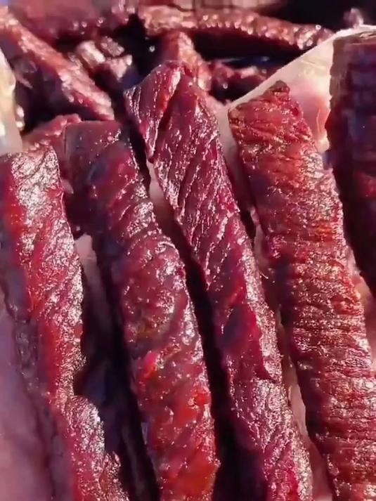 健身必备的风干牛肉干!上班工作的小口粮!