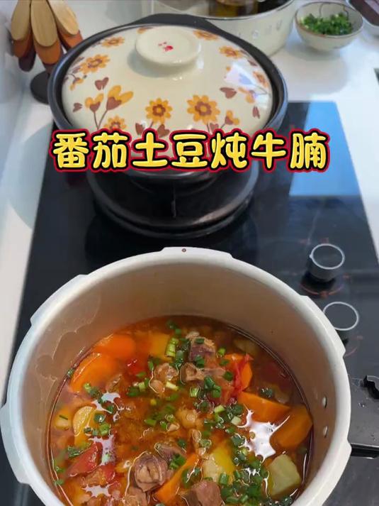 番茄牛腩最简单的家常做法软烂入味
