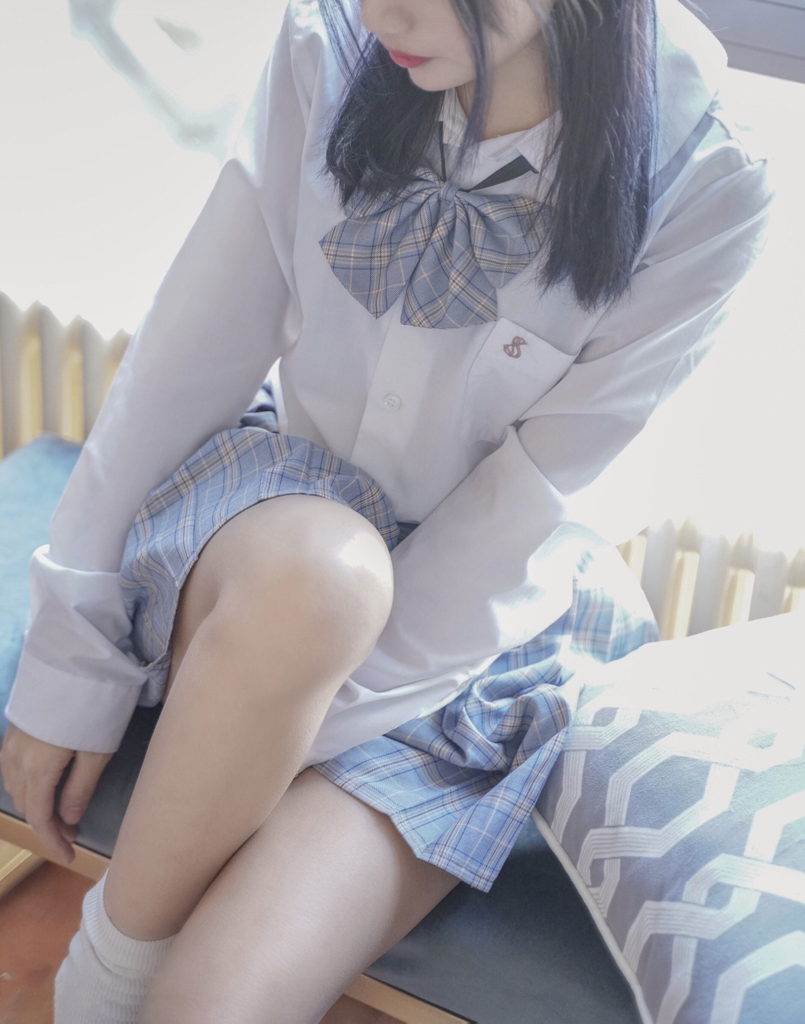 图片[5]-[MTCos] 喵糖映画 Vol.047 裸腿制服裙-六色网