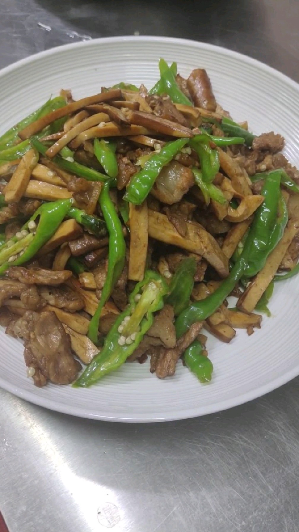 香干青椒炒肉