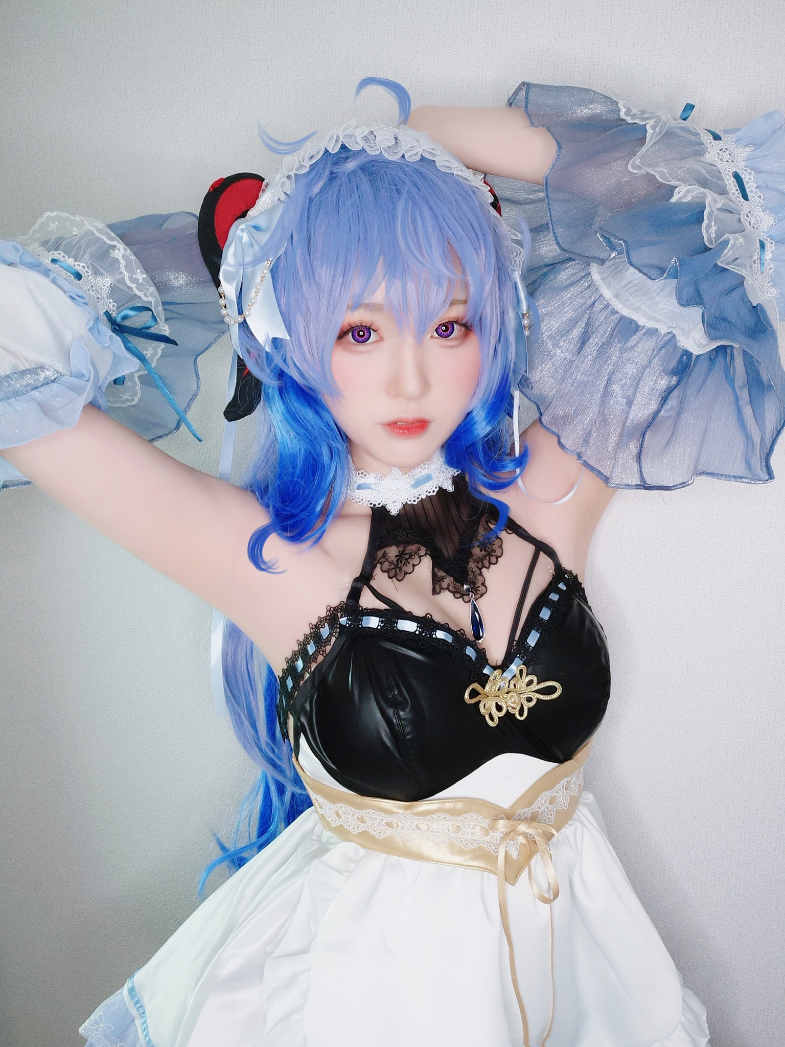 图片[13]-Yuki亭 NO.001 — 甘雨メイド [34P50M]-六色网