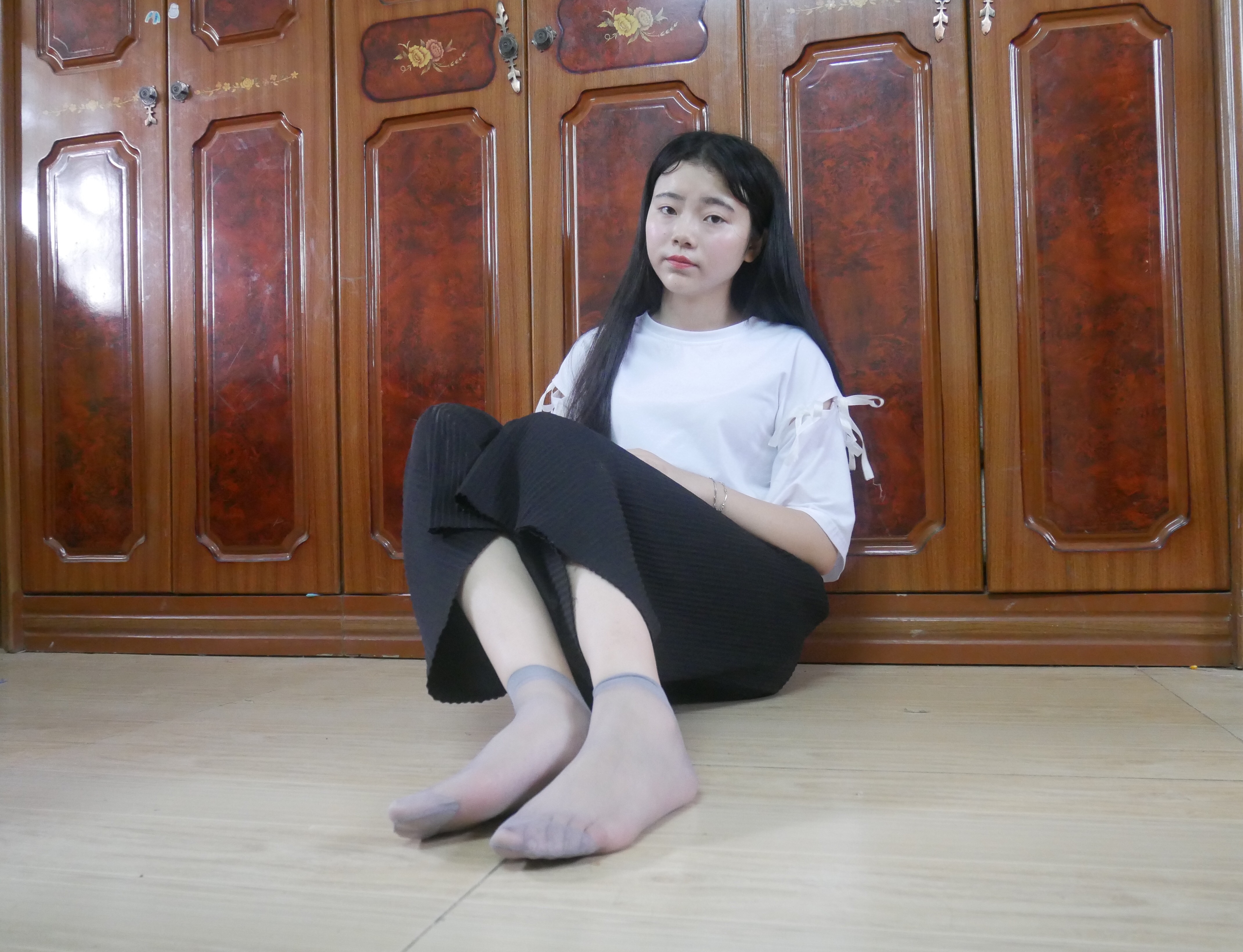 图片[35]-学妹校园寝室短丝系列009期 曹颖[112P138M]-六色网