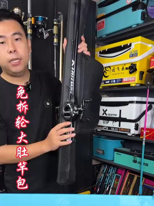 大容量渔具袋,一包搞定轻松装下钓鱼所需要的各种配件