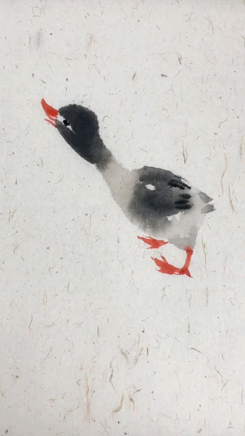 最简单的小鸭子画法