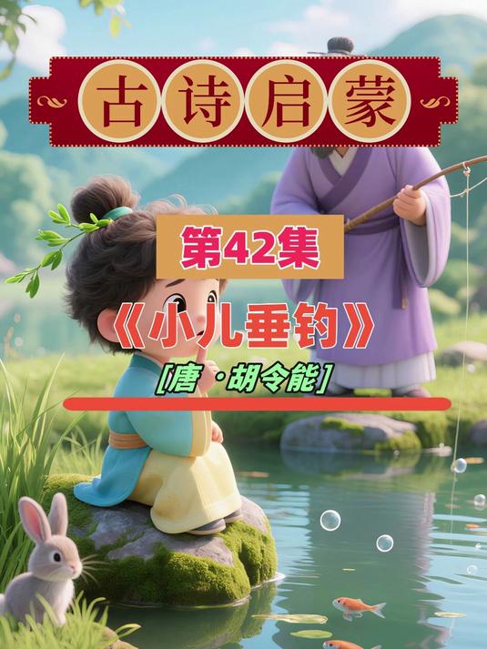 儿童古诗词启蒙 第42集《小儿垂钓》