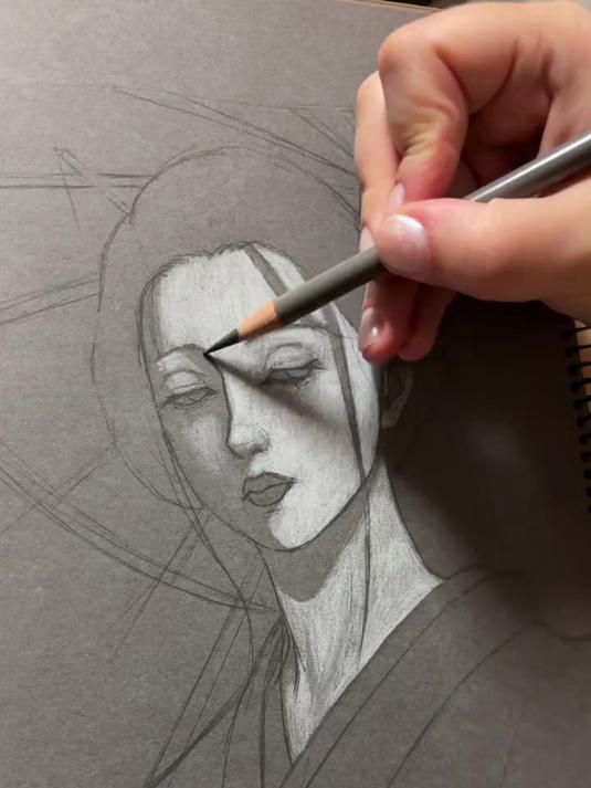 彩铅人物画教程