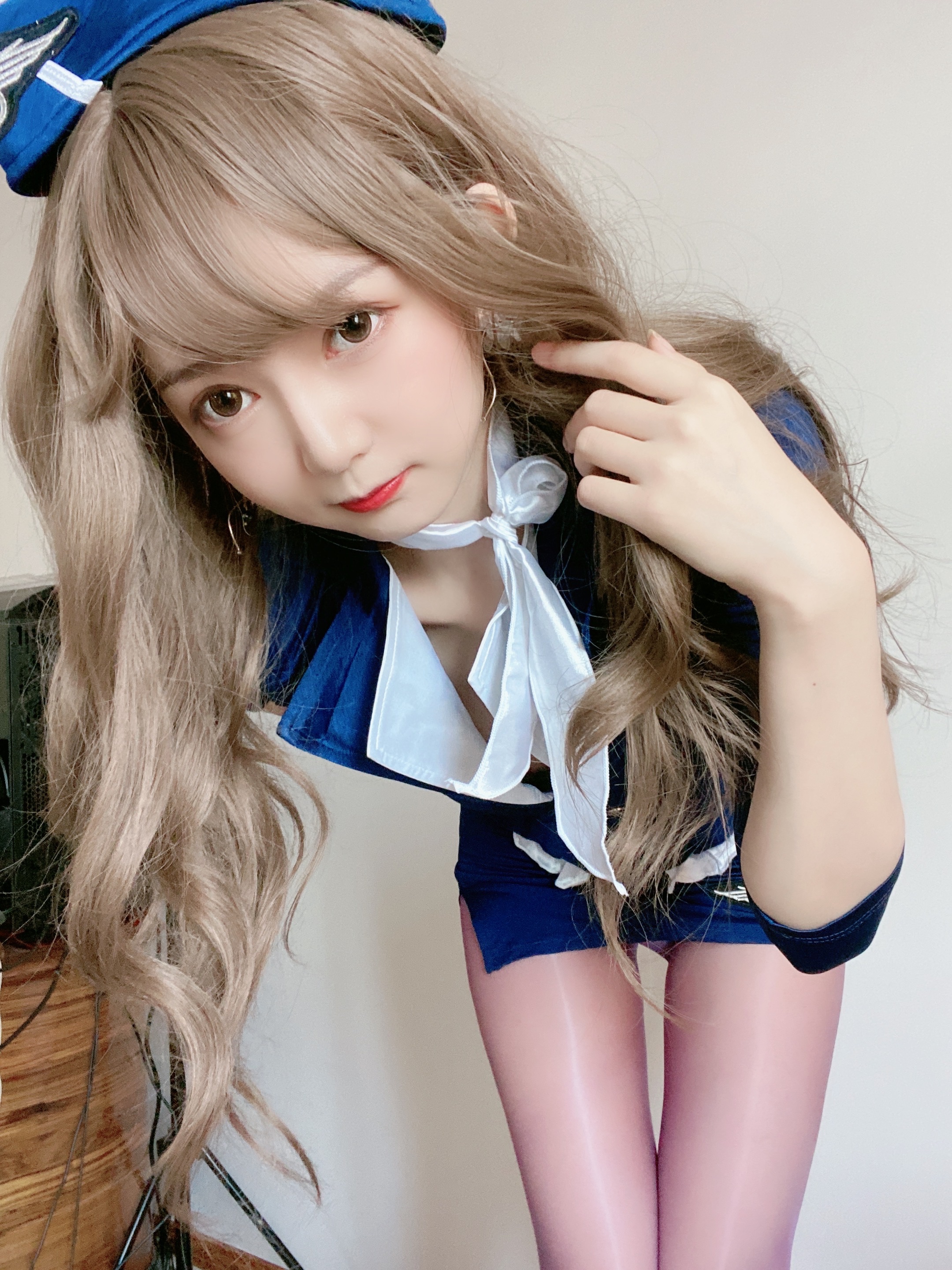 图片[5]-51酱 NO.007 — 蓝色制服装[35P+3V115M]-六色网