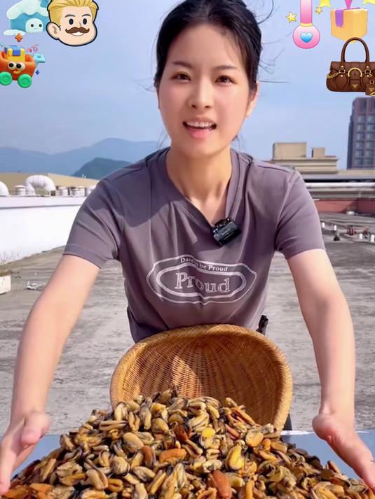 大号淡菜干肉厚饱满,煲汤炖肉都鲜香,好吃又实惠#干货#