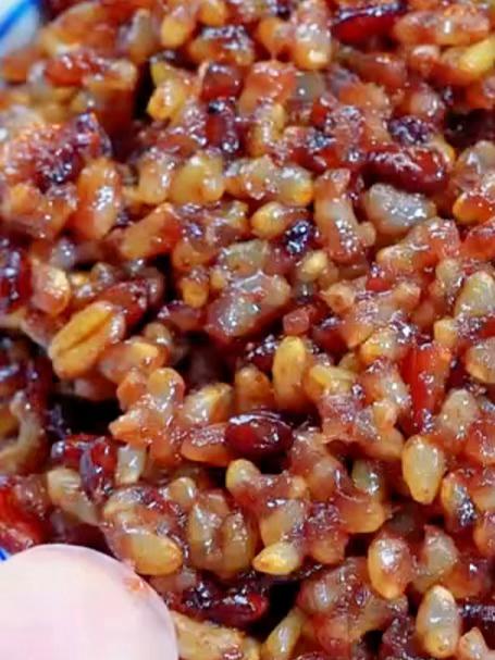 #年味里的中国#七色糙米饭的正确蒸制方法。蒸出来软糯香甜
