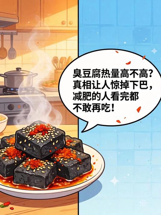 臭豆腐热量高不高？真相让人惊掉下巴，减肥的人看完都不敢再吃！