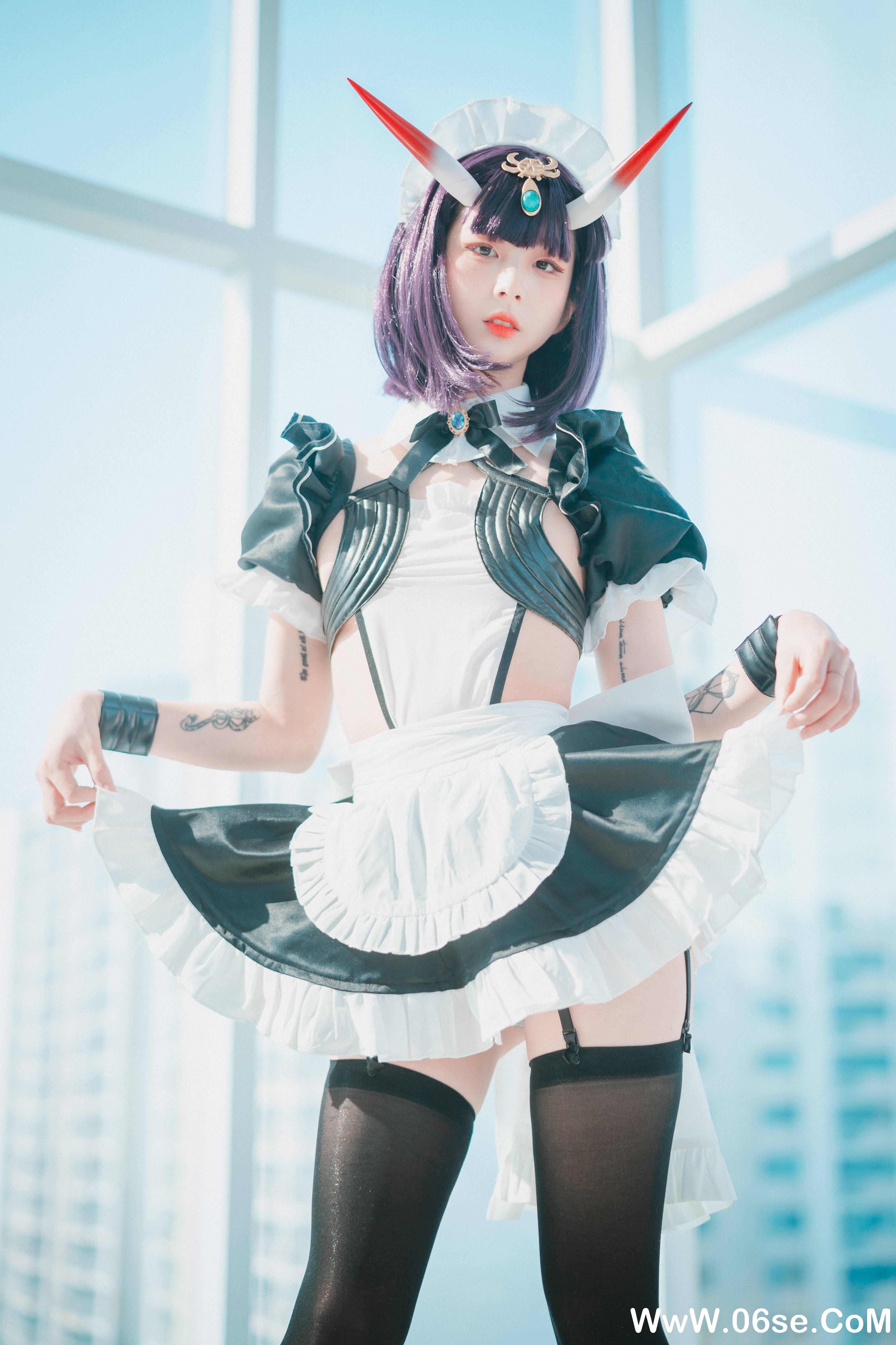 图片[5]-DJAWA – NO.104 Shuten Douji Maid [71P699M]-六色网