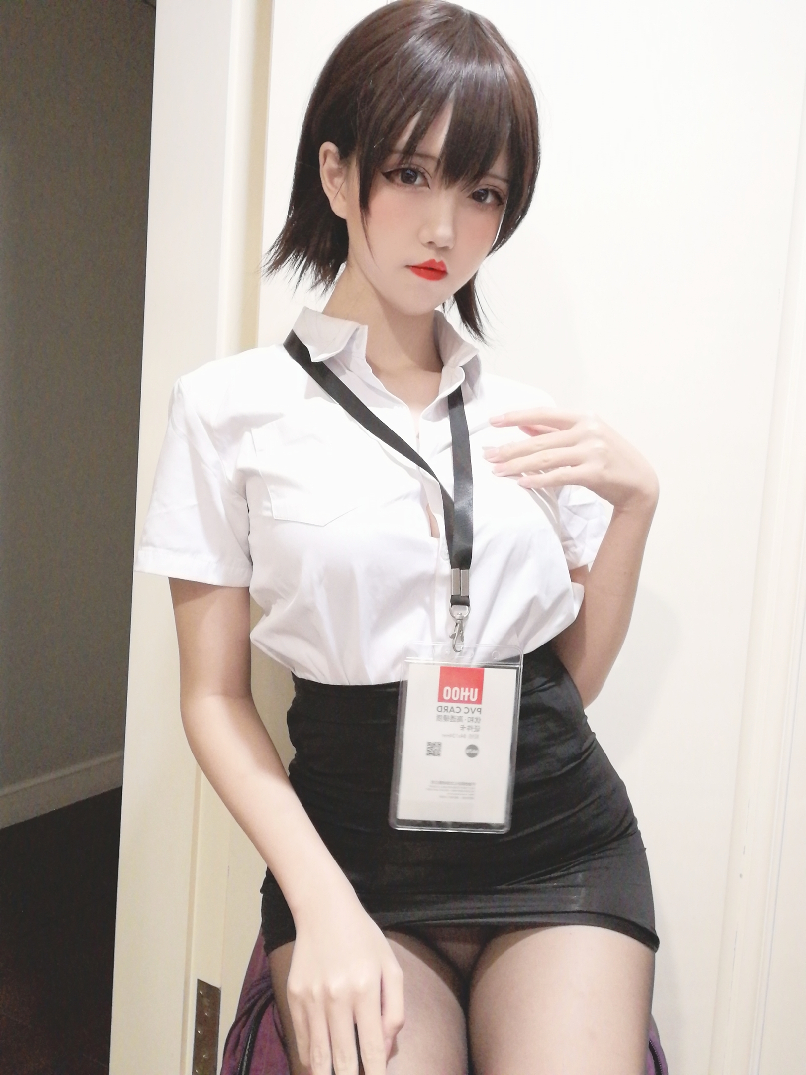 图片[14]-阿薰kaOri NO.002 – 黑丝OL[45P188M]-六色网