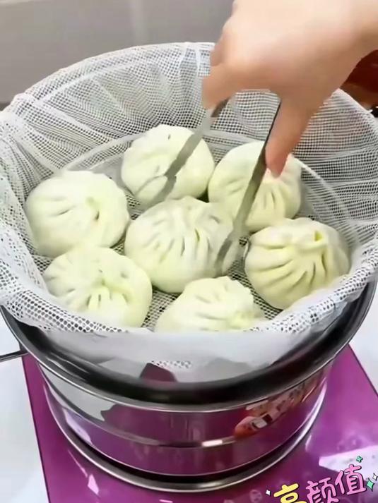 自从有了这个尼龙蒸笼布,蒸包子不粘不破超省心