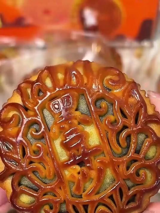 吃柴火黑豆沙月饼,能尝到豆子本味