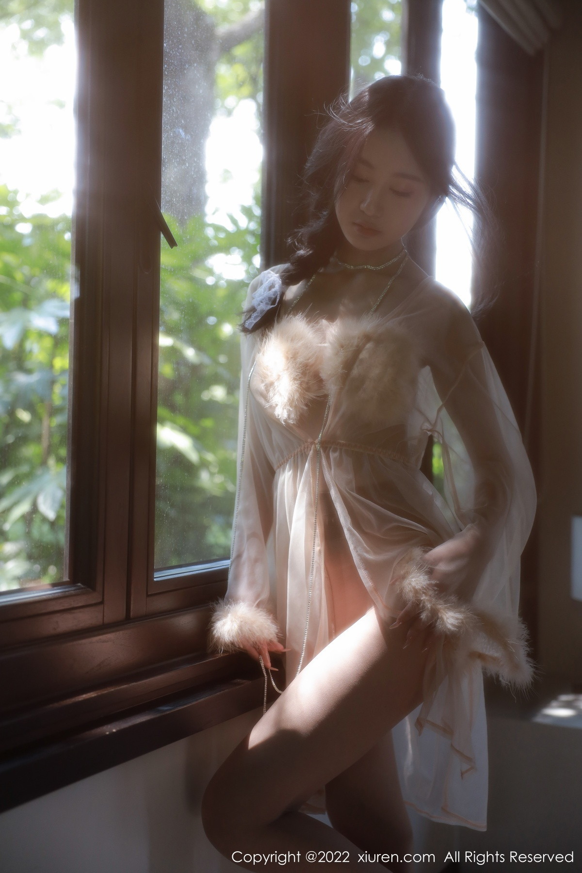 图片[2]-【XiuRen秀人网】2022.11.02 Vol.5796 謝晚晚【58P】-六色网