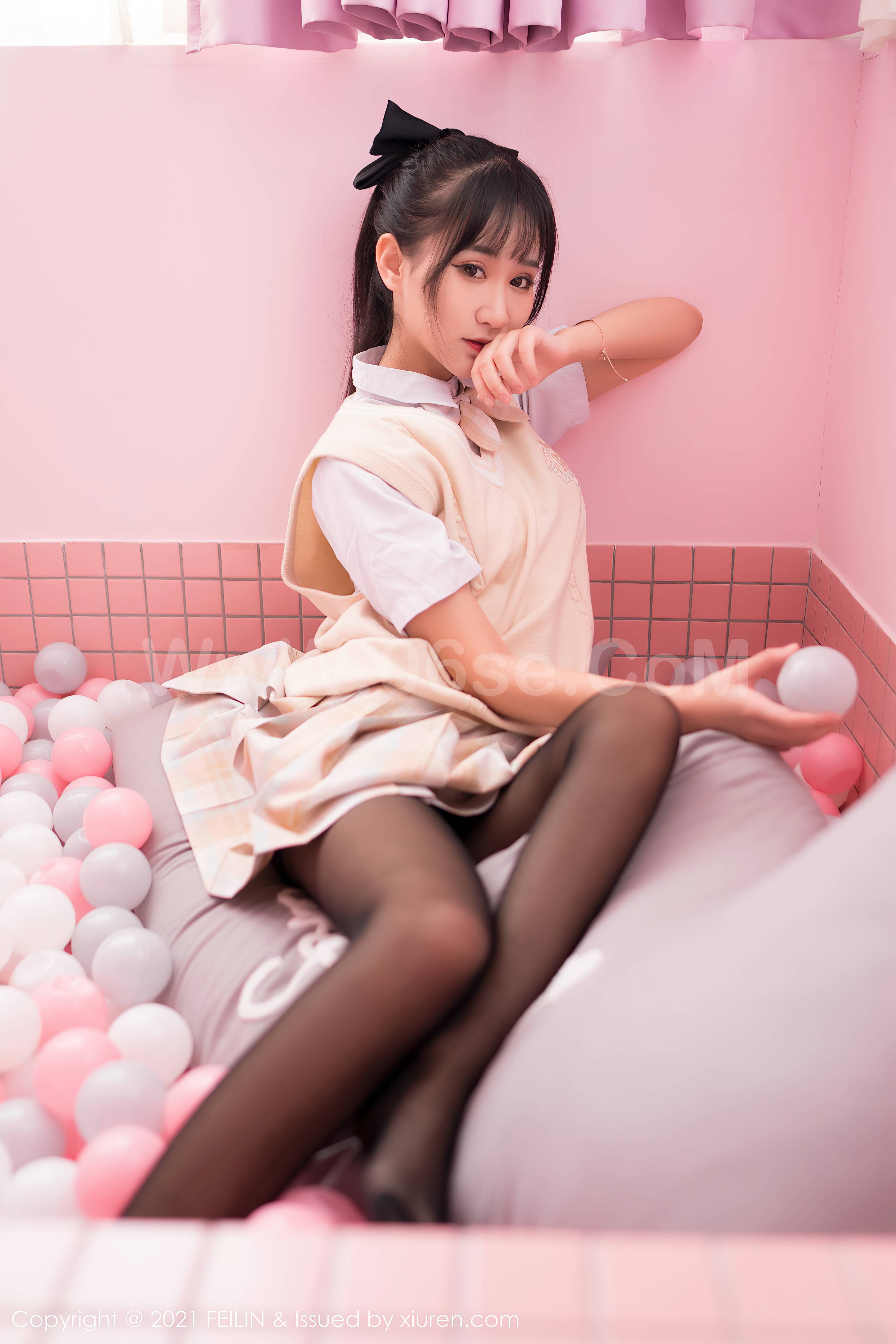 图片[9]-[FEILIN嗲囡囡] 2021.10.28 Vol.417 小果冻儿[71P590M]-六色网