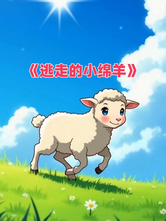 儿童睡前故事,有声绘本故事《逃走的小绵羊》