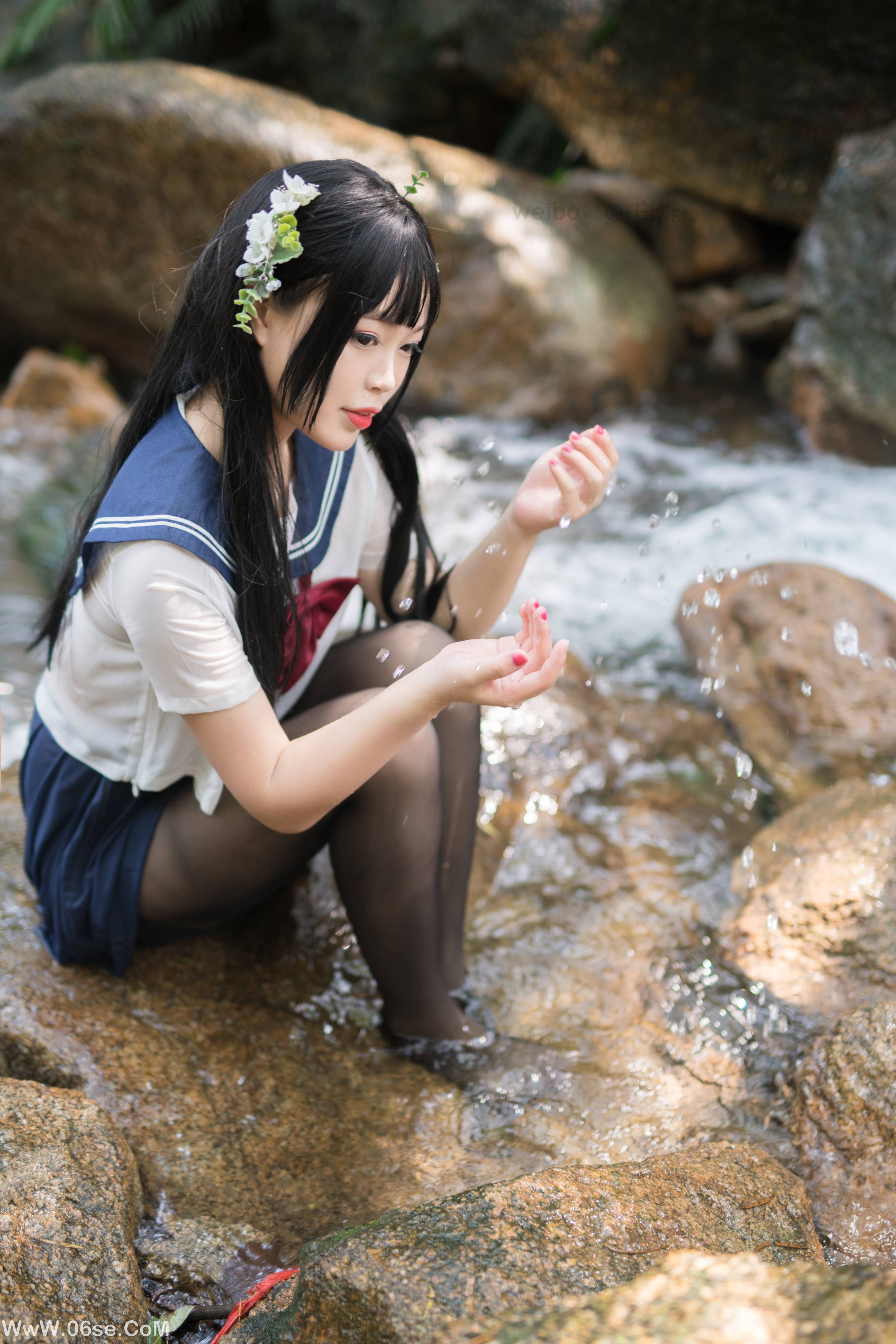 图片[98]-白烨 NO.001 湿身JK水下版[98P+2V1.76G]-六色网