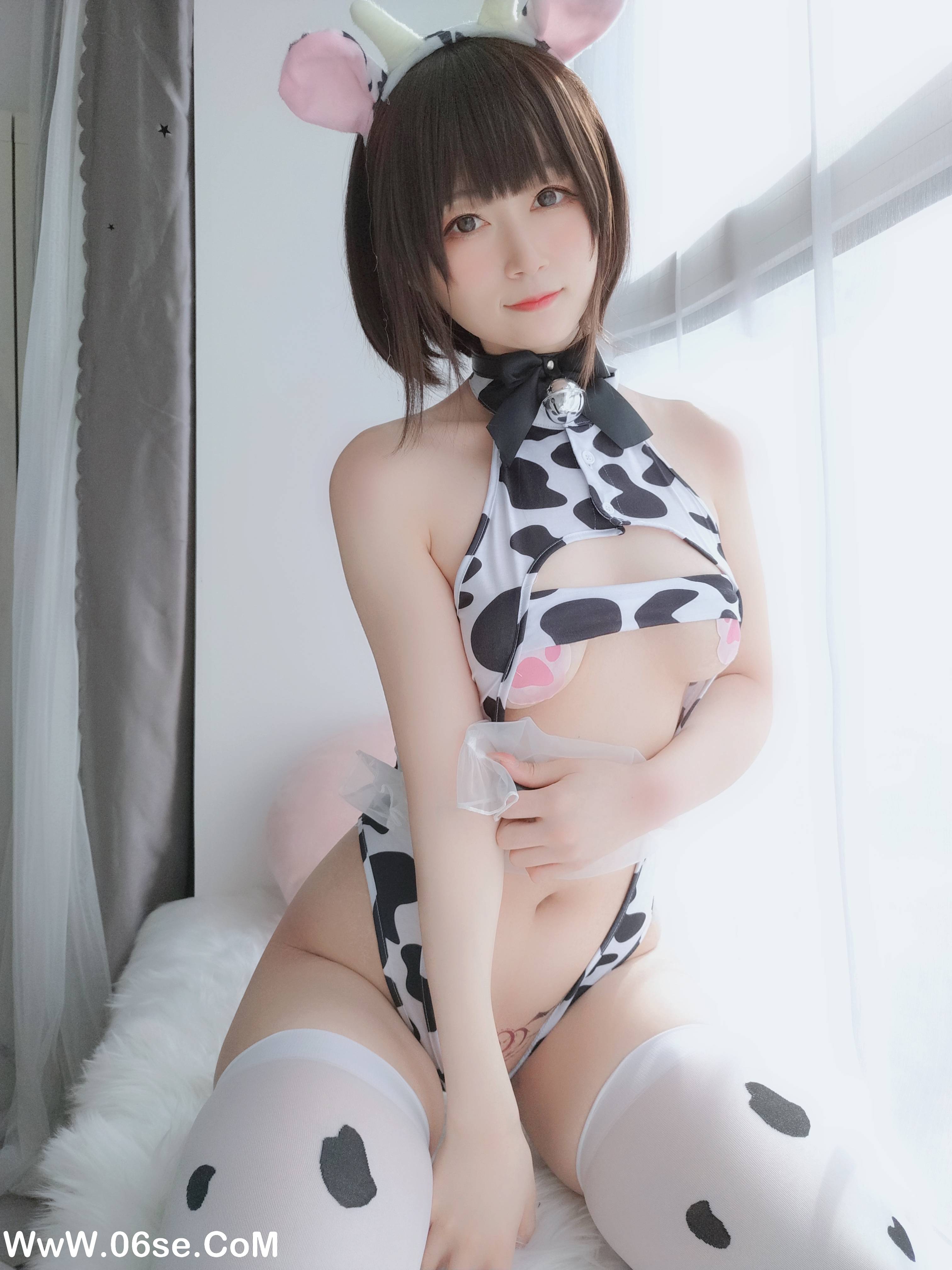 图片[22]-Coser小姐姐白银 NO.021 – 可爱奶牛[100P+3V544M]-六色网