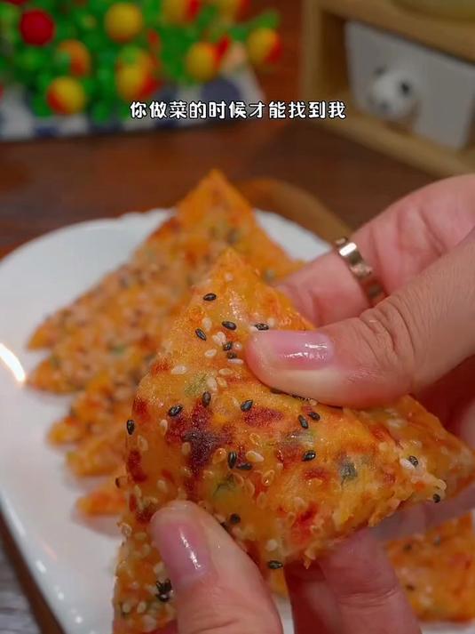 番茄鸡蛋饼在家做美食很简单
