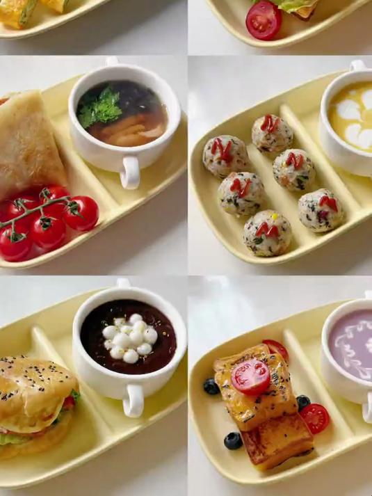 #热爆趣创赛#一周早餐合集