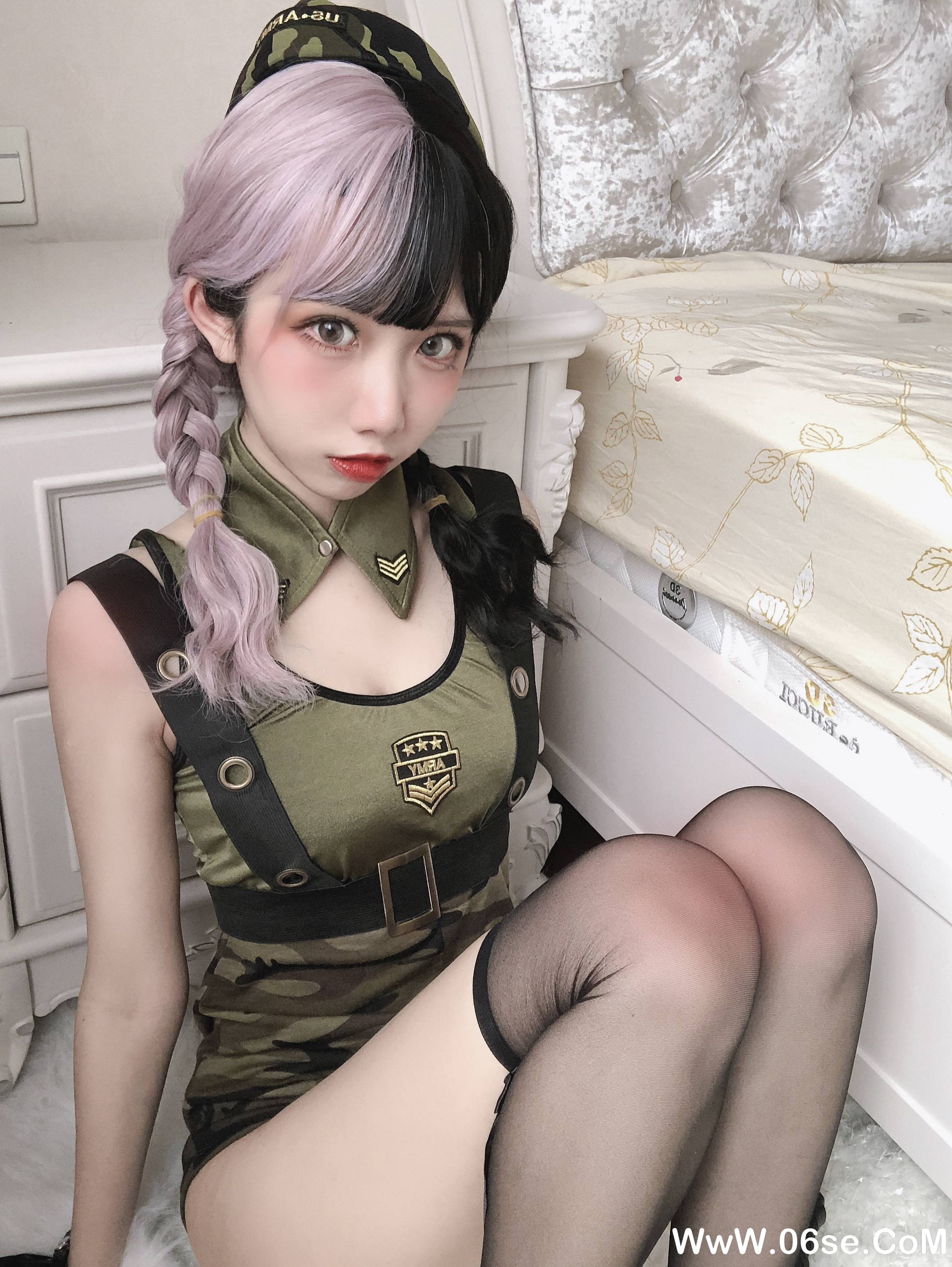 果咩酱 NO.022 – NO.19 战地甜心 [21P+5V131M]-六色网