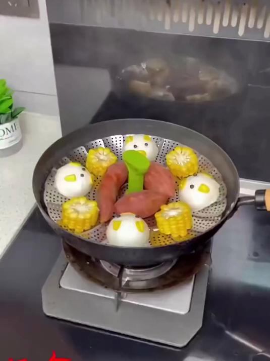 不锈钢蒸笼百变蒸屉不锈钢莲花型大锅小锅都合适！