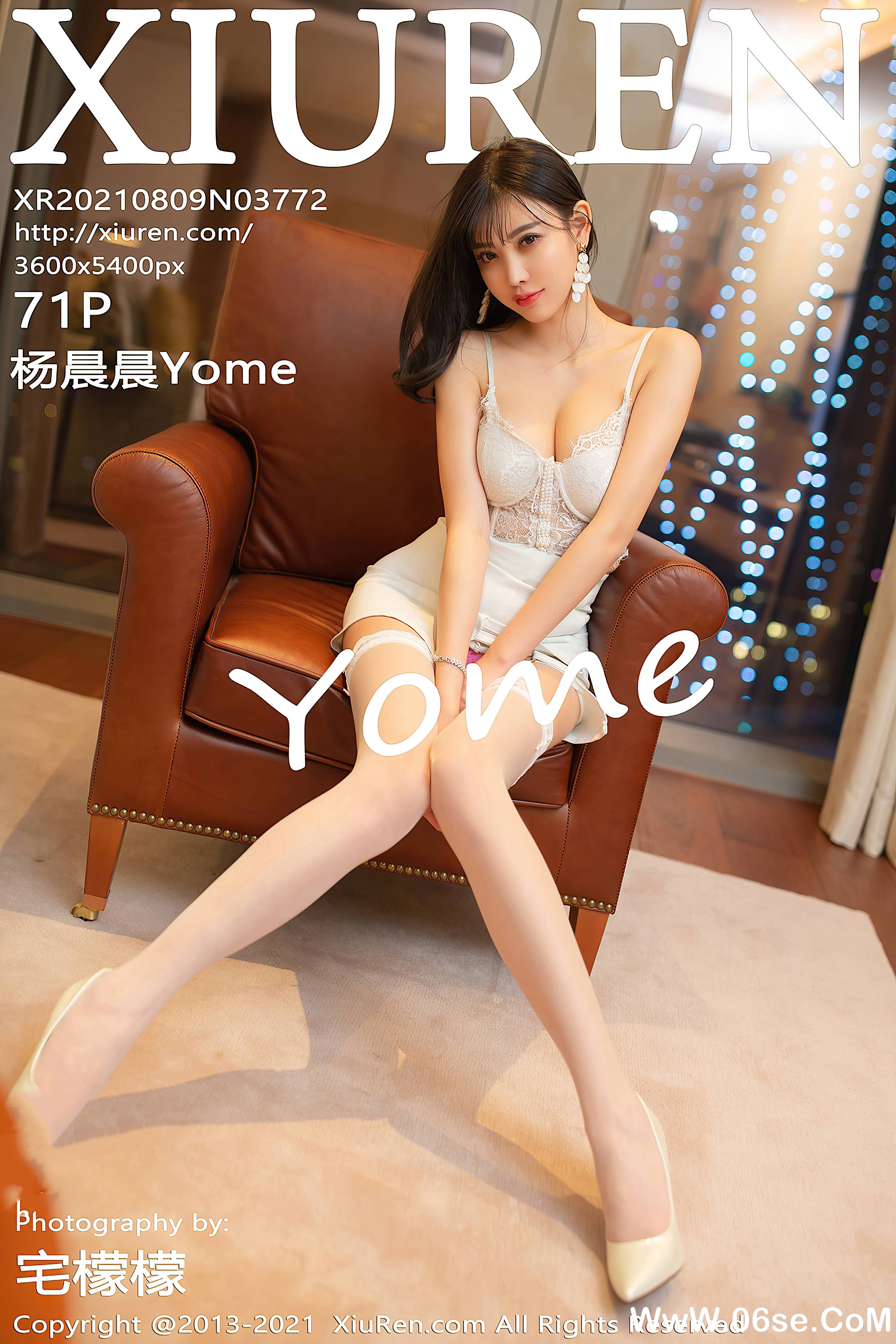 [XIUREN秀人网] 2021.08.09 NO.3772 杨晨晨Yome[71+1P736M]-六色网