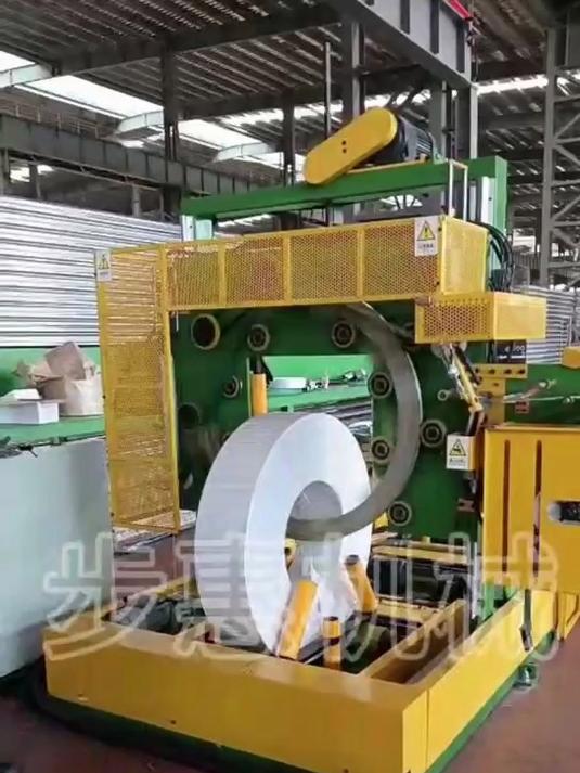 昆山步惠机械立式包装机钢卷包装机缠绕包装机钢卷缠绕包装机