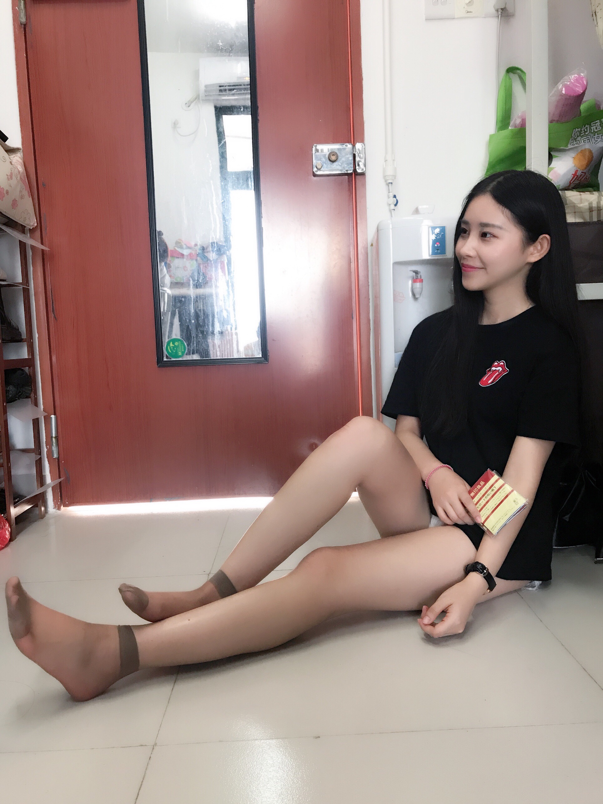 图片[7]-学妹校园寝室短丝系列036期 若淳[40P32M]-六色网