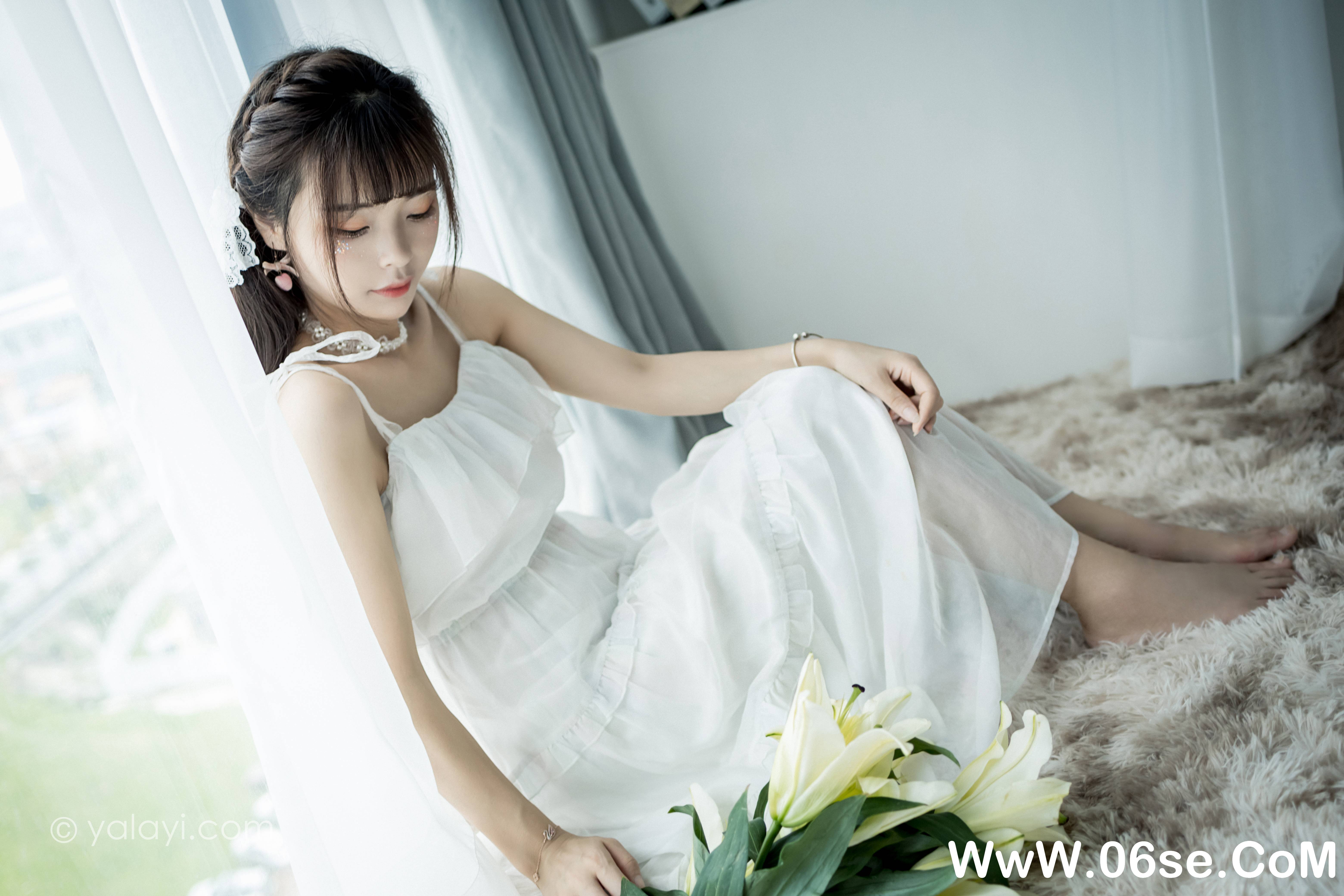 图片[3]-[YALAYI雅拉伊] 2021.07.19 NO.816 程小蝶《白色恋人》[40+1P436M]-六色网